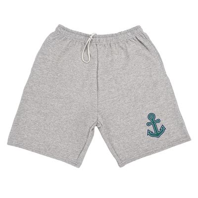 Campus Lab Mercyhurst University Mens Sweat Shorts School Logo, Athletic Heather, Small