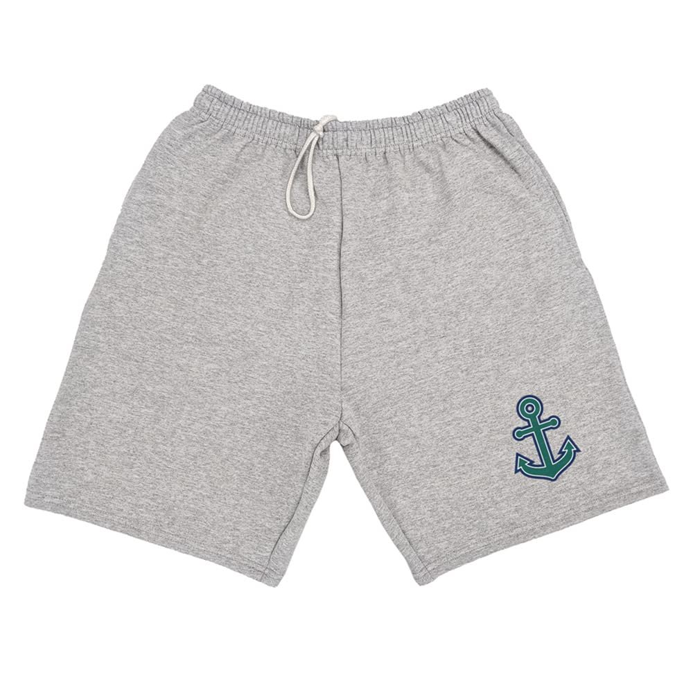 Campus Lab Mercyhurst University Mens Sweat Shorts School Logo, Athletic Heather, Small