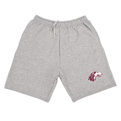Campus Lab Southern Illinois University Mens Sweat Shorts Primary Logo, Athletic Heather, XX-Large