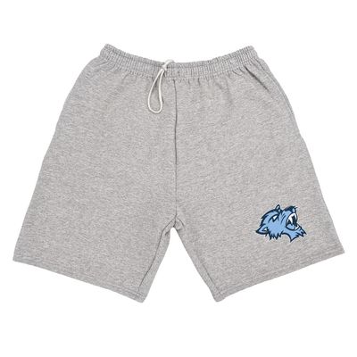 Campus Lab Baruch College Mens Sweat Shorts Primary Logo, Athletic Heather, X-Large