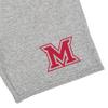 Miami University Oh Mens Sweat Shorts Primary Logo, Athletic Heather, Large view 2