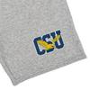 Campus Lab Coppin State University Mens Sweat Shorts Primary Logo, Athletic Heather, Small view 2