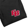 California State University, East Bay Mens Sweat Shorts Primary Logo, Black, X-Large view 2