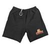 Campus Lab Brooklyn College Mens Sweat Shorts Primary Logo, Black, Large view 1