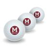 Morehouse College Primary Logo Novelty Golf Balls 3 Pack view 1