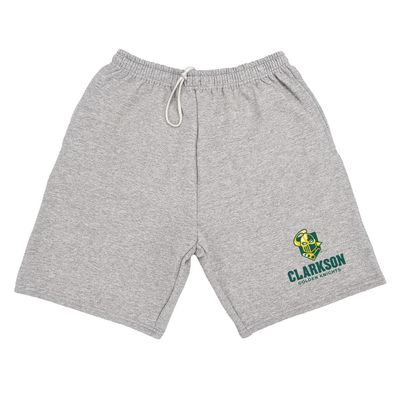 Campus Lab Clarkson University Mens Sweat Shorts School Logo, Athletic Heather, Large