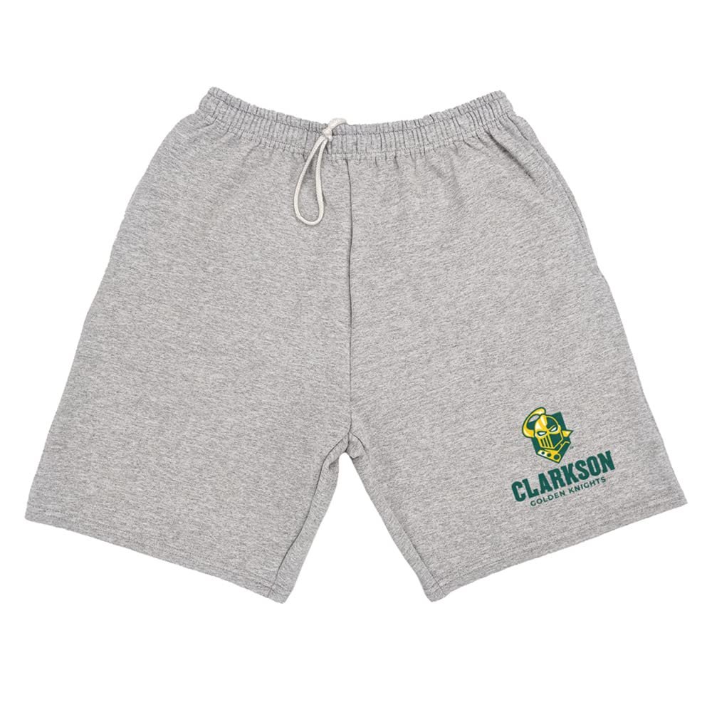 Campus Lab Clarkson University Mens Sweat Shorts School Logo, Athletic Heather, Large