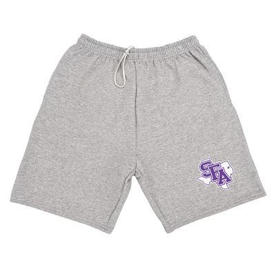 Campus Lab Stephen F Austin State University Mens Sweat Shorts Primary Logo, Athletic Heather, XX-Large