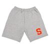 Campus Lab Syracuse University Mens Sweat Shorts Primary Logo, Athletic Heather, Large view 1