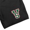 Campus Lab Mississippi Valley State University Mens Sweat Shorts School Logo, Black, Medium view 2