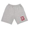 Bates College Mens Sweat Shorts School Logo, Athletic Heather, Small view 1