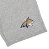 Campus Lab Montana State University Mens Sweat Shorts Primary Logo, Athletic Heather, Medium view 2