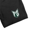 Campus Lab Portland State University Mens Sweat Shorts Primary Logo, Black, Large view 2