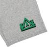 Delta State University Mens Sweat Shorts Primary Logo, Athletic Heather, X-Large view 2