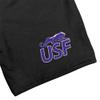 Campus Lab University of Sioux Falls Mens Sweat Shorts Primary Logo, Black, X-Large view 2