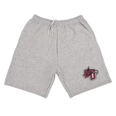Campus Lab Cumberland University Mens Sweat Shorts Primary Logo, Athletic Heather, X-Large
