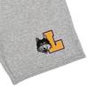 Campus Lab Loyola University Chicago Mens Sweat Shorts Primary Logo, Athletic Heather, Medium view 2