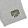 Campus Lab Ohio University Mens Sweat Shorts Primary Logo, Athletic Heather, Medium view 2
