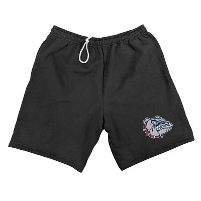 Campus Lab Gonzaga University Mens Sweat Shorts Primary Logo, Black, Large