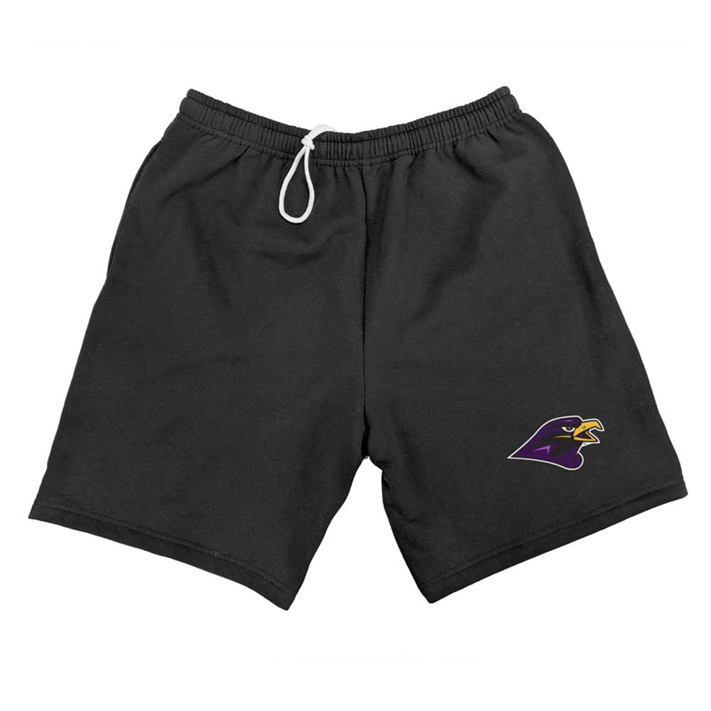 Campus Lab University of Montevallo Mens Sweat Shorts School Logo, Black, XX-Large