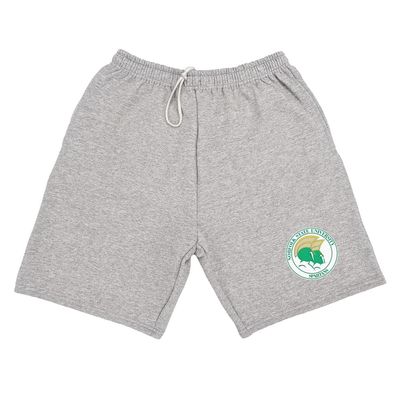 Campus Lab Norfolk State University Mens Sweat Shorts Primary Logo, Athletic Heather, Medium