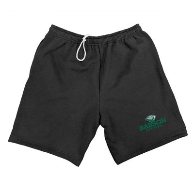 Campus Lab Babson College Mens Sweat Shorts Primary Logo, Black, X-Large