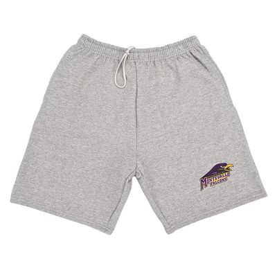 Campus Lab University of Montevallo Mens Sweat Shorts Primary Logo, Athletic Heather, Small