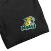 Campus Lab Northern Michigan University Mens Sweat Shorts School Logo, Black, Small view 2