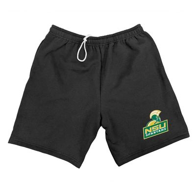 Campus Lab Norfolk State University Mens Sweat Shorts School Logo, Black, Small