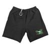 Campus Lab Fitchburg State University Mens Sweat Shorts Primary Logo, Black, X-Large view 1