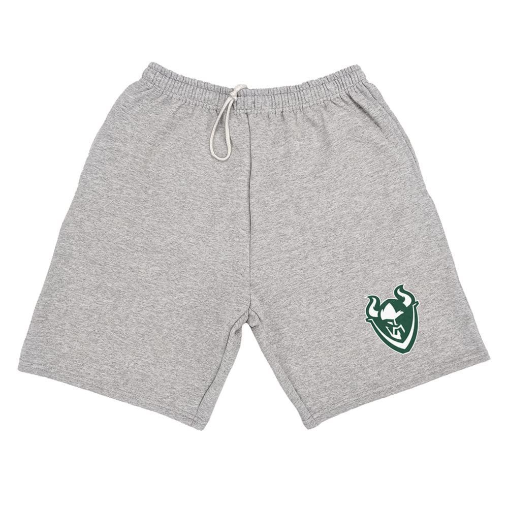 Campus Lab Portland State University Mens Sweat Shorts School Logo, Athletic Heather, Large
