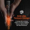 Full Choice Cross Corded Standard Golf Grips 13 Pack with All Kits, Low Taper Design, Multi-compound Hybrid Golf Club Grips, Fathers Day Golf Gifts for Dad, Orange, CG01 Series view 3
