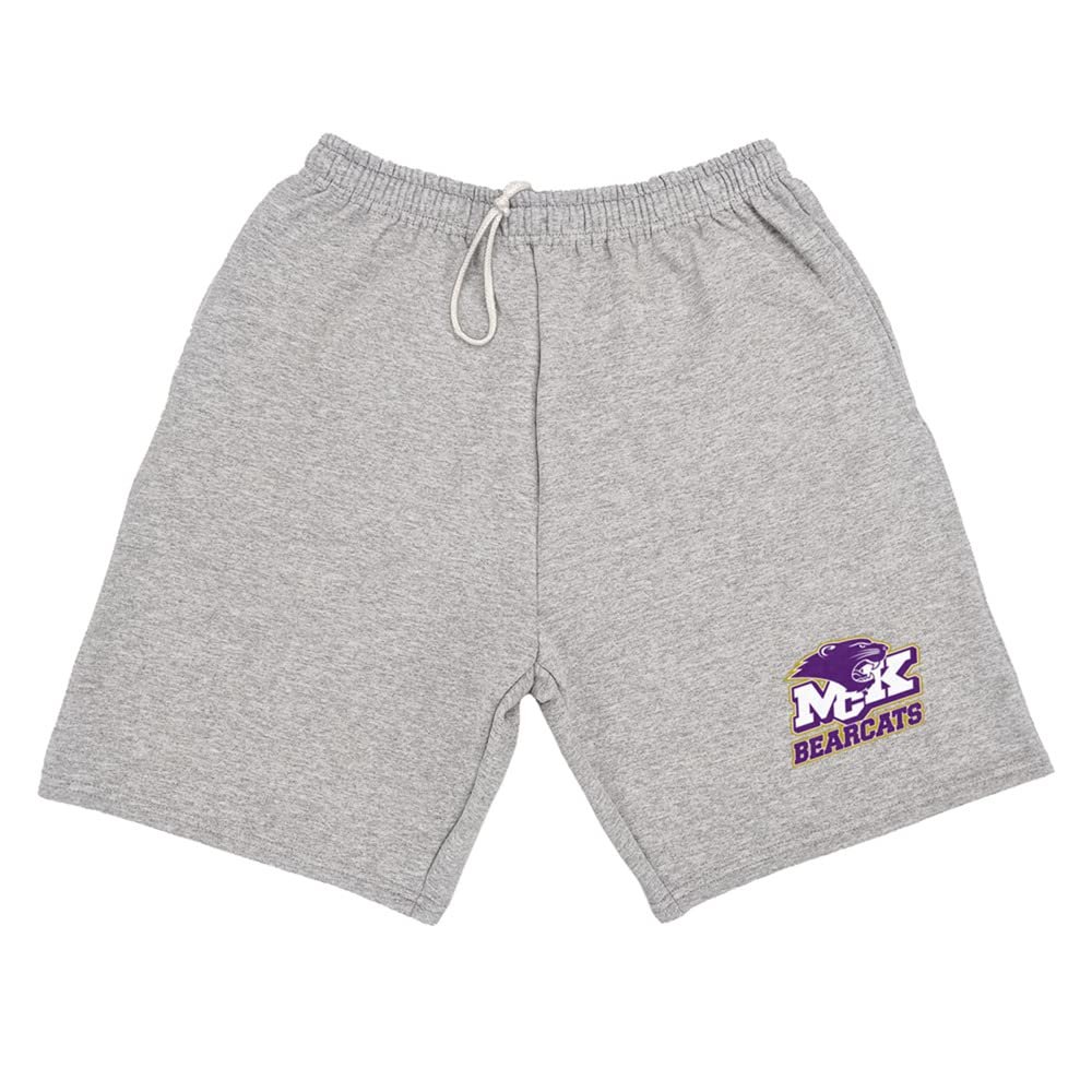 Campus Lab McKendree University Mens Sweat Shorts Primary Logo, Athletic Heather, X-Large