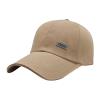 Baseball Cap for Men Women Outdoor Sports Breathable Sun Hats Solid Casual Sunscreen Trucker Hat (Khaki, One Size) view 1