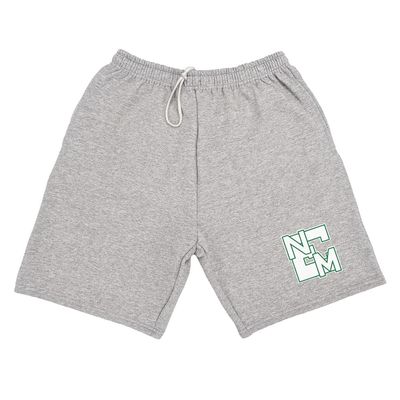 Campus Lab Eastern New Mexico University Mens Sweat Shorts Primary Logo, Athletic Heather, Medium