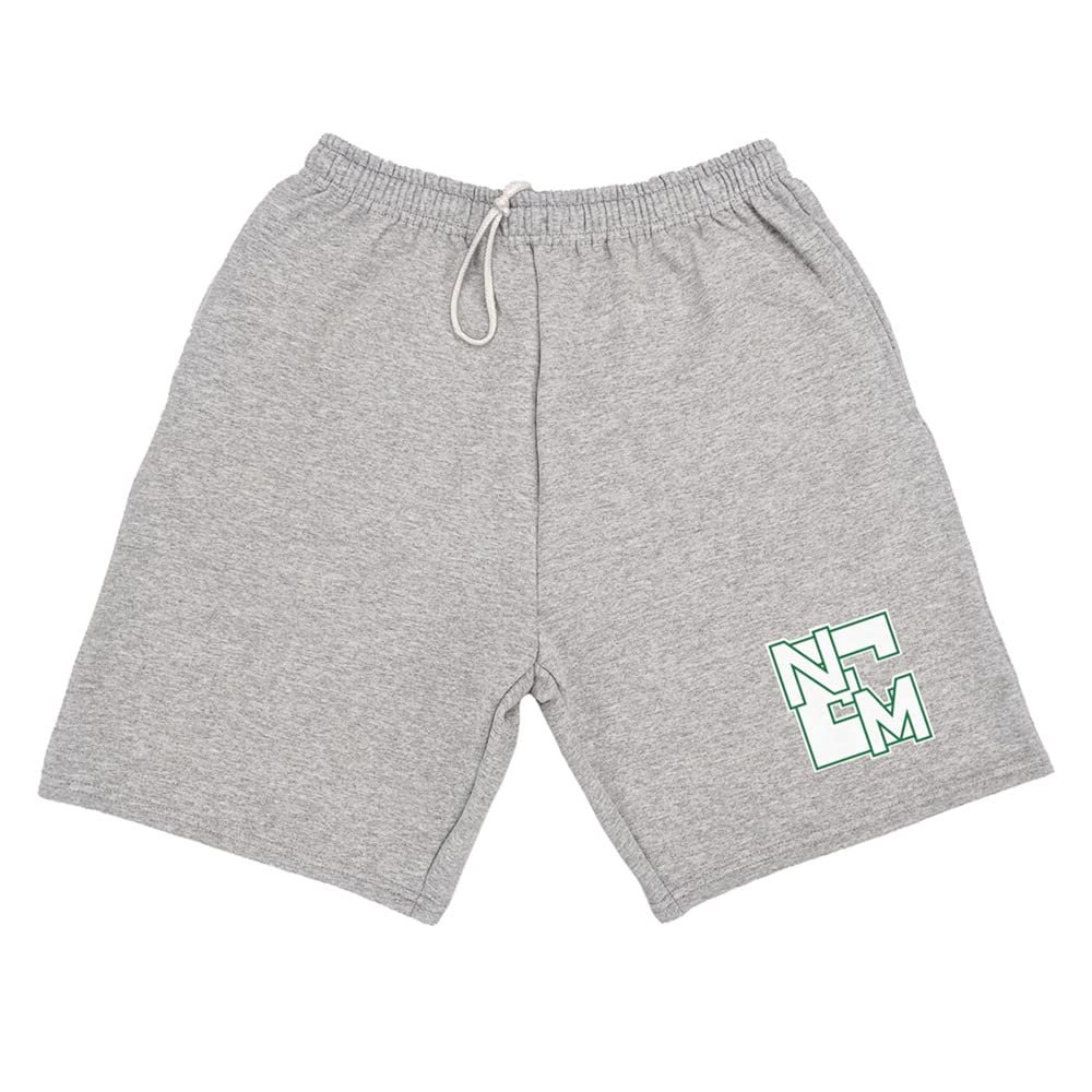 Campus Lab Eastern New Mexico University Mens Sweat Shorts Primary Logo, Athletic Heather, Medium