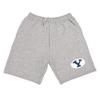 Brigham Young University Mens Sweat Shorts Primary Logo, Athletic Heather, Large view 1