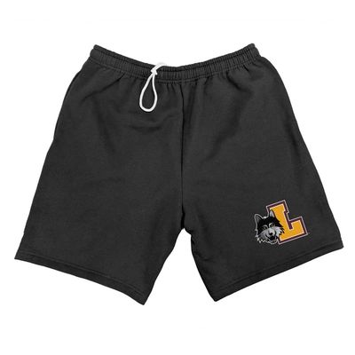 Campus Lab Loyola University Chicago Mens Sweat Shorts Primary Logo, Black, Small