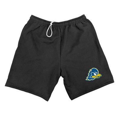 Campus Lab University of Delaware Mens Sweat Shorts School Logo, Black, Large