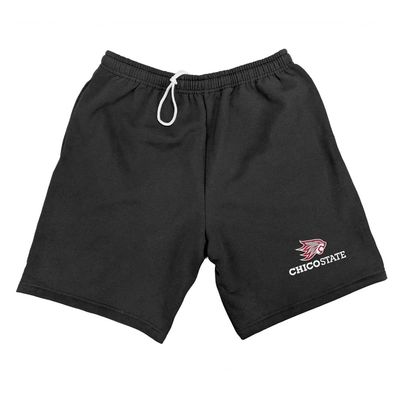 Campus Lab California State University Chico Mens Sweat Shorts School Logo, Black, XX-Large