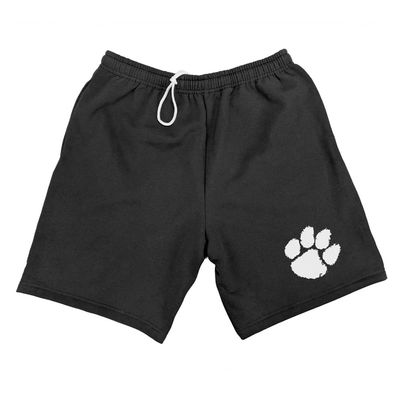 Campus Lab Clemson University Mens Sweat Shorts Primary Logo, Black, Small