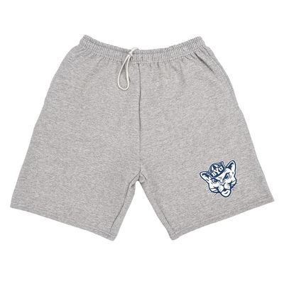 Brigham Young University Mens Sweat Shorts School Logo, Athletic Heather, Medium