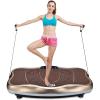 HAIZON 3D Vibration Plate Exercise Machine, Whole Body Workout Fitness Vibrating Platform W/Remote Control,2 Loop Bands,99 Adjustable Speeds view 1