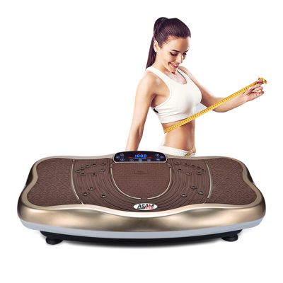 HAIZON Vibration Plate Exercise Machine 2 Resistance Bands and Fitness Workout Instructions Equipment Improves Circulation & Strength