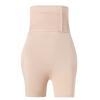 High-Rise Breasted Fake Ass Butt Lift Shapewear Control Thighs Slim Waist Training Shorts (S, Apricot) view 1