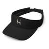 Beagle hat, Embroidered Unisex Visor hat, Beagle mom hat, Beagle dad hat, Beagle Gifts, Design 2. Black view 3