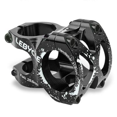BUDAOWEN Bike Stem 31.8Mm Short Mountain Bike Handlebar Stem Aluminum Alloy Ultra Light Bike Parts Accessories,for Most Road Downhill Cycling Bicycle,Black,31.8 * 35MM