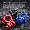 BUDAOWEN Bike Stem 31.8Mm Short Mountain Bike Handlebar Stem Aluminum Alloy Ultra Light Bike Parts Accessories,for Most Road Downhill Cycling Bicycle,Black,31.8 * 35MM view 3