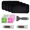 Naysku Trampoline Patch Repair Kit, 4"X 8" Rectangular Patches, Replacement Rectangular Repair Patches with Glue, Repair Trampoline Mat Tear or in a Trampoline Mat for Fixing Most Types of Holes view 1