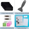 Naysku Trampoline Patch Repair Kit, 4"X 8" Rectangular Patches, Replacement Rectangular Repair Patches with Glue, Repair Trampoline Mat Tear or in a Trampoline Mat for Fixing Most Types of Holes view 2